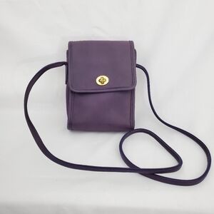 Vintage Rare Coach Scooter Purple Crossbody